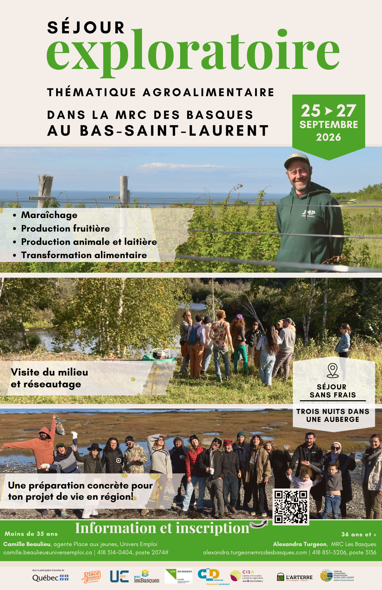 sejour exploratoire agricole mrc les basques agriculture decouverte territoire inscription